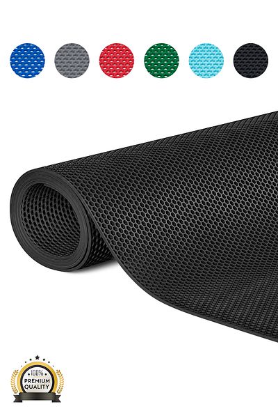 TBMPLASTİK Honey Honeycomb Mat - Non-Slip Bath Mat on Wet Floors - Shower Ablution Sink Door Front Mat