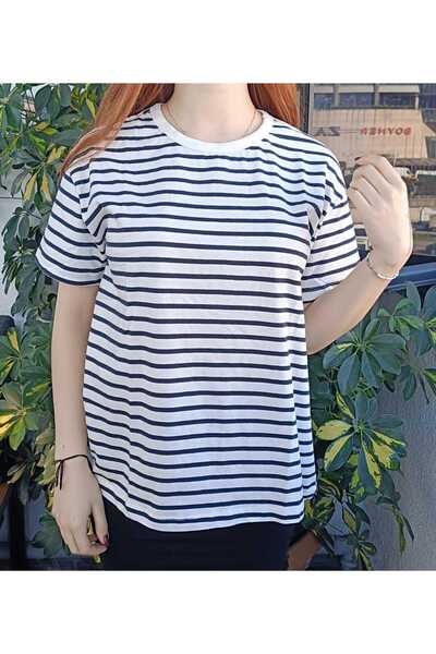 Kübra Tekstil Μπλουζάκι με κοντό μανίκι με λαιμόκοψη 2347 Standard Fit