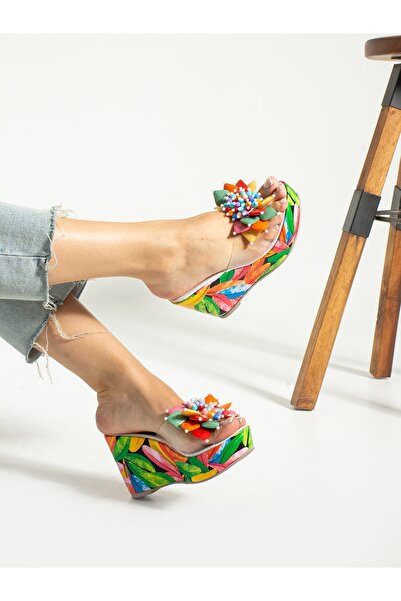 Alemdar Shoes Colorful Women's Slippers