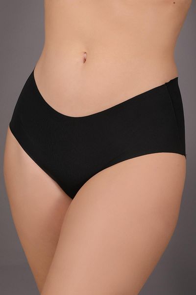 C&City Große Größe Rutschfeste High Waist Laser Höschen C19202 Schwarz