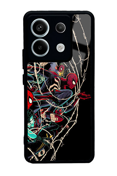 Spoyi Xiaomi Redmi Note 13 Pro 5G Spider Earth Tasarımlı Glossy Telefon Kılıfı