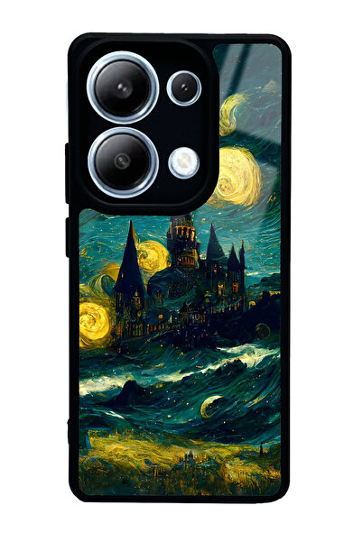 Spoyi Xiaomi Redmi Note 13 Pro 4G Van Gogh Tasarımlı Glossy Telefon Kılıfı