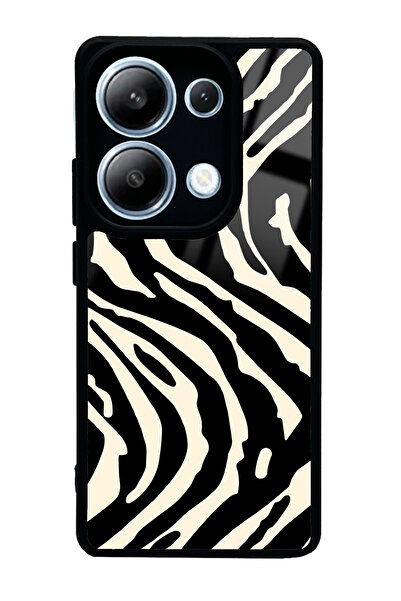 Spoyi حافظة هاتف لامعة بتصميم حمار وحشي لهاتف Xiaomi Redmi Note 13 Pro 4G