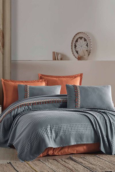 Clasy Boutique Single Tasseled Pique Set Bohamline