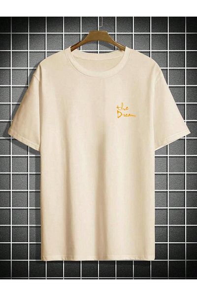 AFROGİYİM Μπλουζάκι Unisex The Dream Your Life Μπροστά και Πίσω με στάμπα Oversize