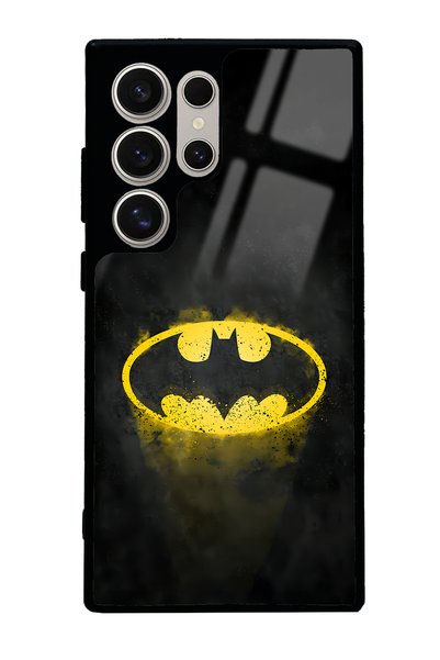 Spoyi Samsung S24 Ultra Yellow Batman Design Glossy Phone Case