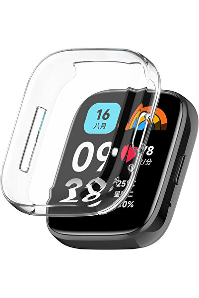 KRETON Redmi Watch 3 Active Uyumlu Kasa ve Ekran Koruyucu 360 Tam Koruma Sili...
