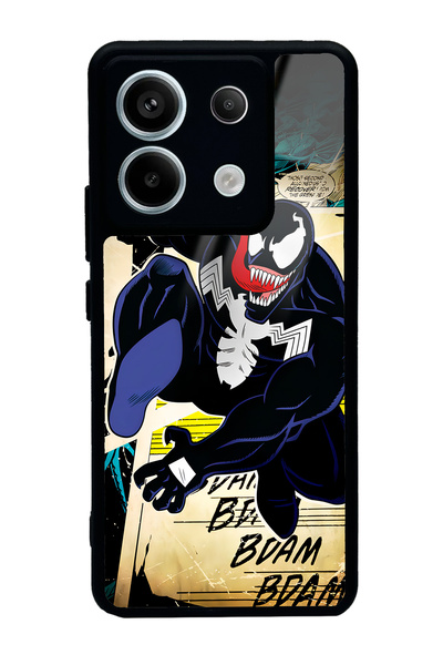Spoyi Xiaomi Redmi Note 13 Pro 5G Venom Tasarımlı Glossy Telefon Kılıfı