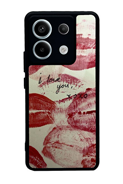 Spoyi Xiaomi Redmi Note 13 Pro 5G I Love You Tasarımlı Glossy Telefon Kılıfı