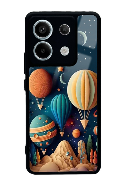 Spoyi Xiaomi Redmi Note 13 Pro 5G Astral balonlar Tasarımlı Glossy Telefon Kı...