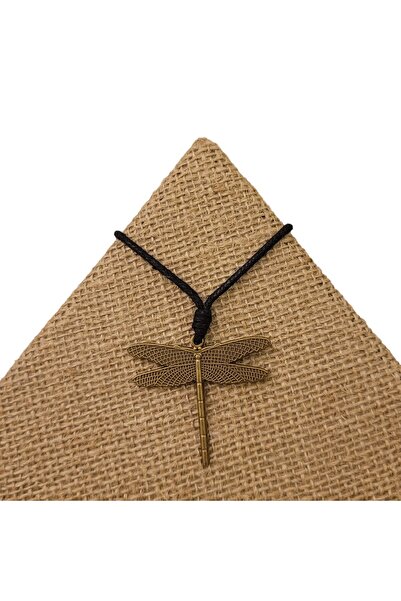 Hedea قلادة اليعسوب السوداء القابلة للتعديل