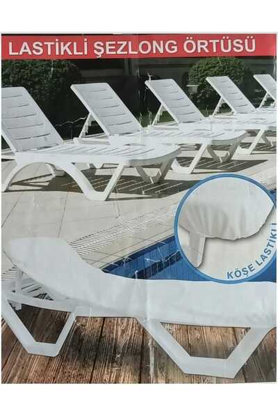Genel Markalar Şezlong Örtüsü Plaj Hotel Spa 4 Köşe Ve Kenarları Lastikli