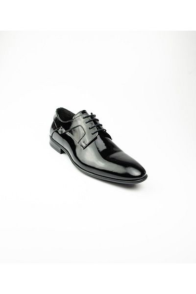 MARCOMEN 5771 Black Patent Leather Men's Classic Shoes