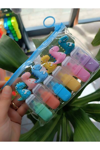EyER Shoping Dinosaur Figured Highlighter Set
