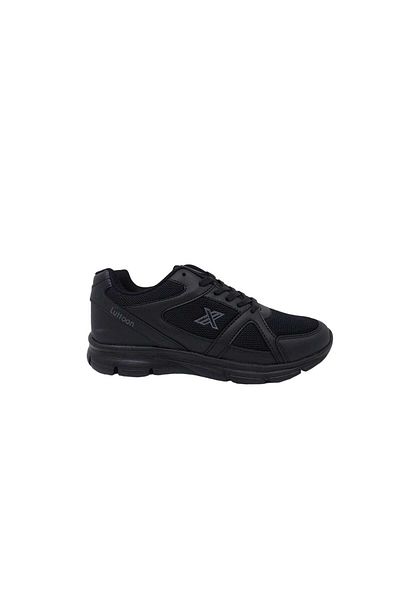 Zerhan Lutton 2251 Pantofi sport pentru mers și alergare, unisex, negru, cu șireturi