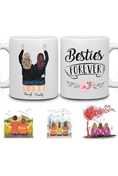 sıradışıhediyem Birthday Gift Love Mug for Best Friends  Best Friends'e  En Y...