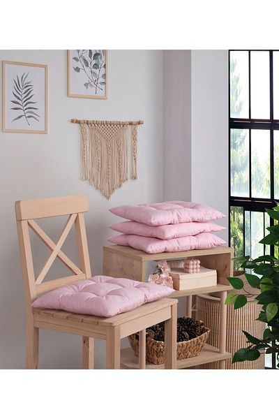 Misev Light Pink Chair Cushion