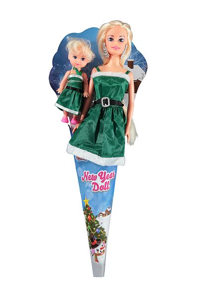 Vardem Mother and Daughter Party Dolls with Cone