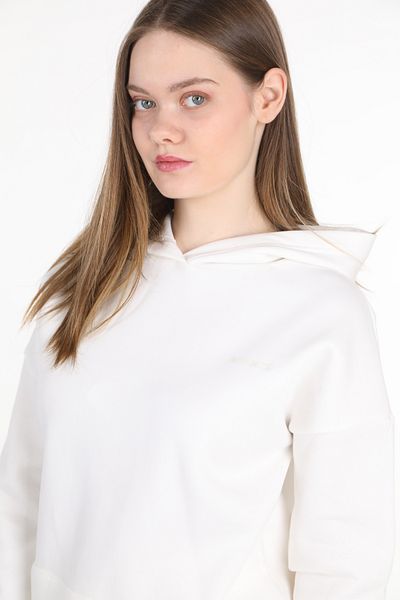 le mardi Kangaroo Pocket Hooded Hooded 3 Thread Women's Tracksuit Set