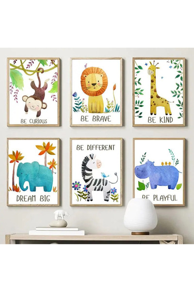 TRENDPOSTER Tutorial modern pentru masă de pictat din MDF din 6 piese pentru ...
