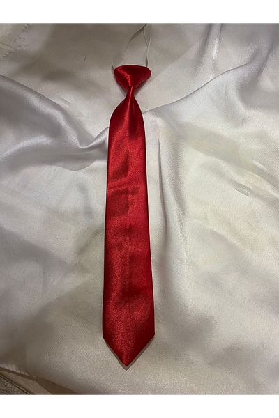 sema aksesuar October 29 Special Red Tie - Boy's Elastic - 19 May, 30 August
