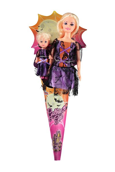 Vardem Gothic Baby Mother and Daughter Purple with Cone