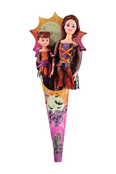 Vardem Gothic Baby Mother and Daughter with Cone Orange