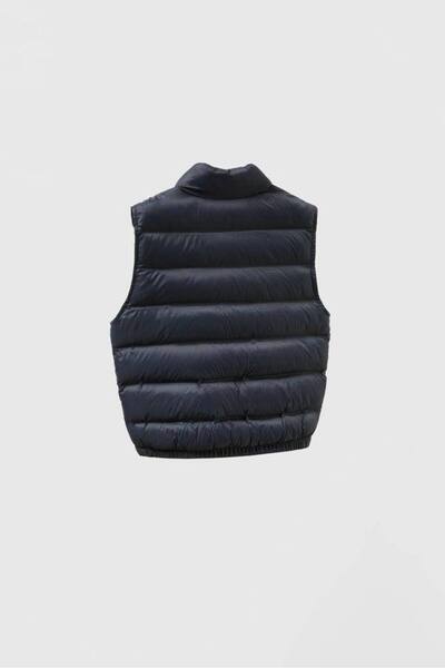 TİJK Boy's Brand Puffer Vest with Elastic Waistband