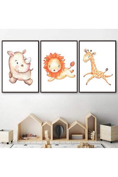 TRENDPOSTER Модерна самоучителска масичка от 6 MDF части за детска стая