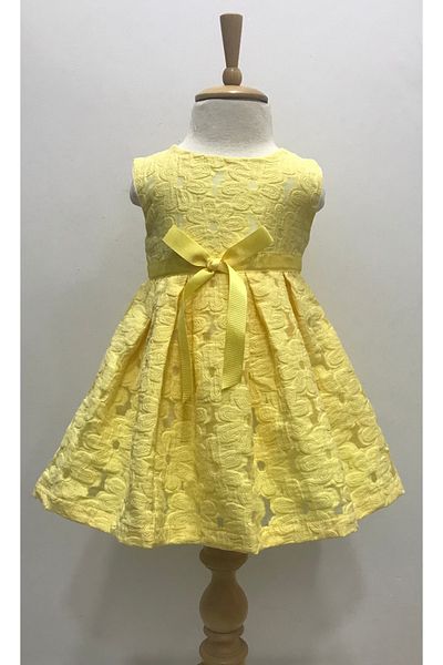 Çikoby Baby Girl Yellow Dress