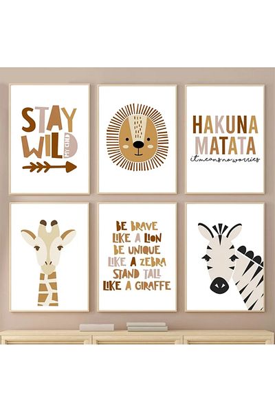 TRENDPOSTER Модерна самоучителска масичка от 6 MDF части за детска стая