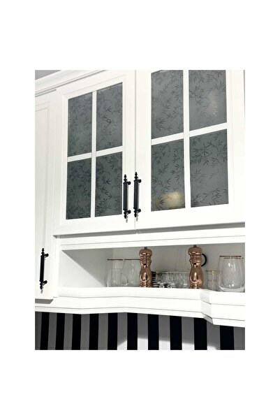 KOLDOOR Vintage  Siyah Tv Ünitesi Vestiyer Yatak Odası Mutfak Dolap Çekmece Kulpu 160 Mm (16 Cm) 5 Adet