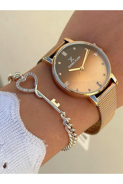 Daniel Klein Steel Cord 30 Mt Water Resistant New Season Stylish Design Wristwatch