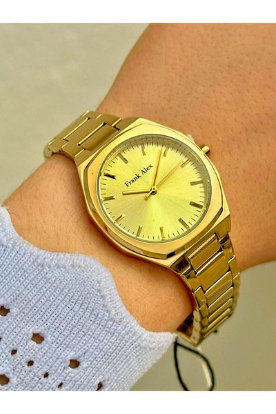 Frank Alex Fa.ft.1.128 Steel Cord 30 Mt Water Resistant New Season Stylish Design Women's Wristwatch