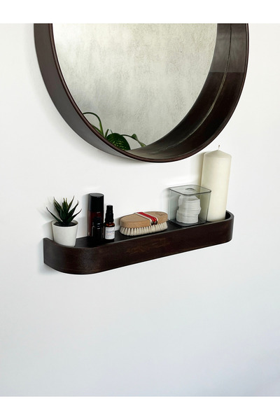 Fagus Wood Ahşap Doğal Masif Duvar Rafı