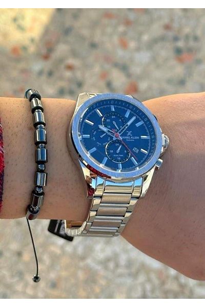 Daniel Klein DK.FT.1.302 Daniel Klein Steel Cord 30 Mt Water Resistant New Season Stylish Design Men's Wristwatch
