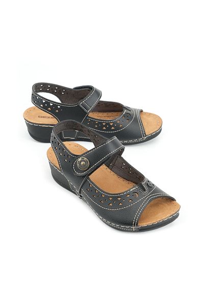 GEZER Summer Women's Faux Leather Sandals