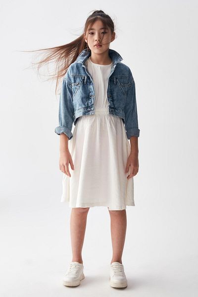 nk kids Jachetă albastră pentru fetiță 36703