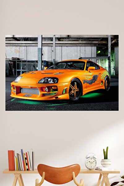 LİPYOS Ρετρό αφίσα από ξύλο MDF 3 mm με θέμα το αυτοκίνητο