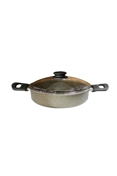 Mehtap Granite Short Pot 22 CM Karnıyarık Pot