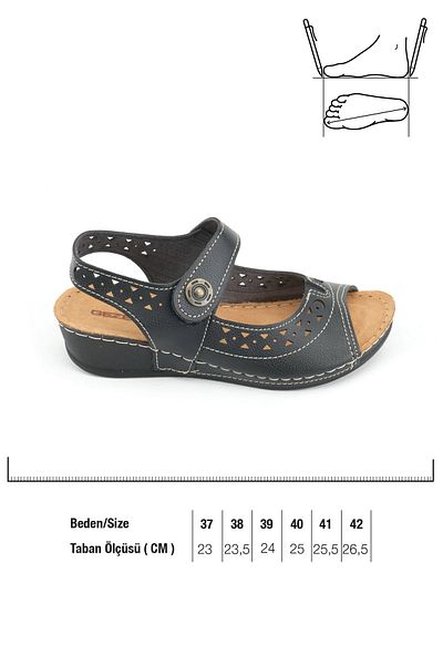 GEZER Summer Women's Faux Leather Sandals