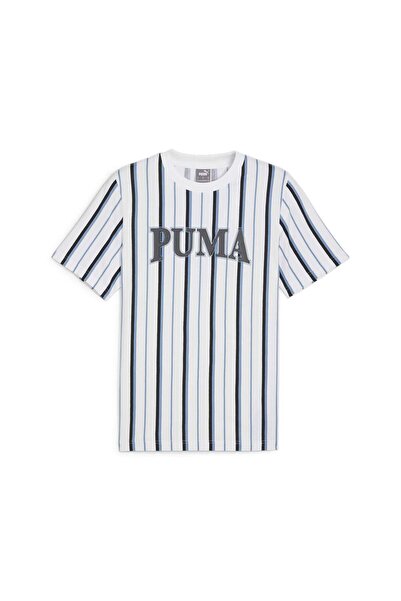 Puma Ανδρικό μπλουζάκι Squad Aop Tee 67897302   Λευκό