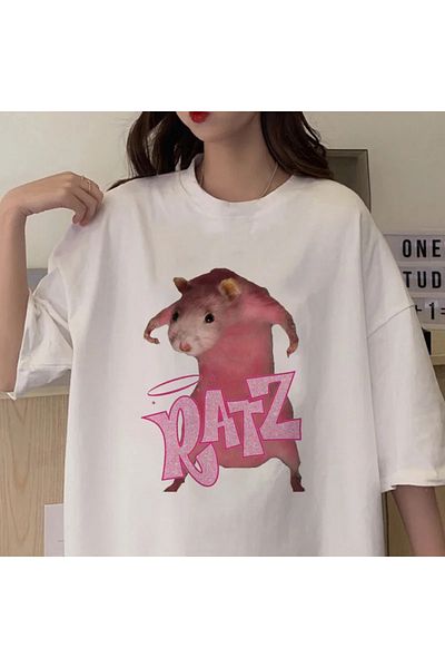 Jose Clothing Μπλουζάκι με λευκή στάμπα Unisex από οργανικό βαμβάκι Oversize - Κοντό μανίκι