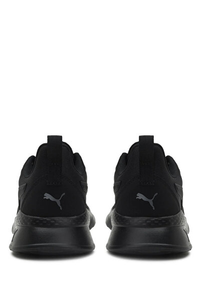 Puma Anzarun Full White and Black Sneaker - Διχτυωτό Αθλητικά Παπούτσια Lite