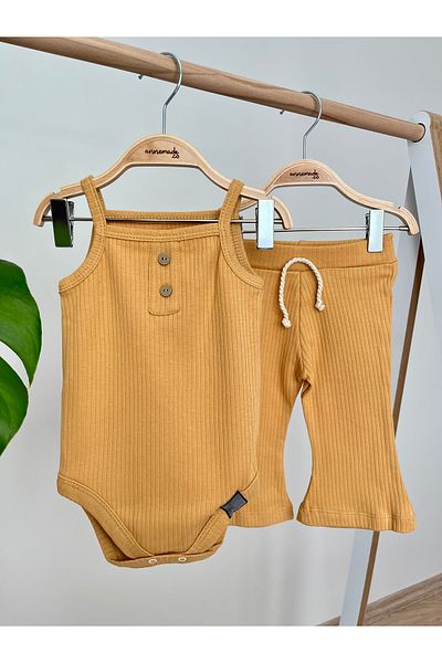 BABY COOL Strappy Spanish Leg Set - Mustard