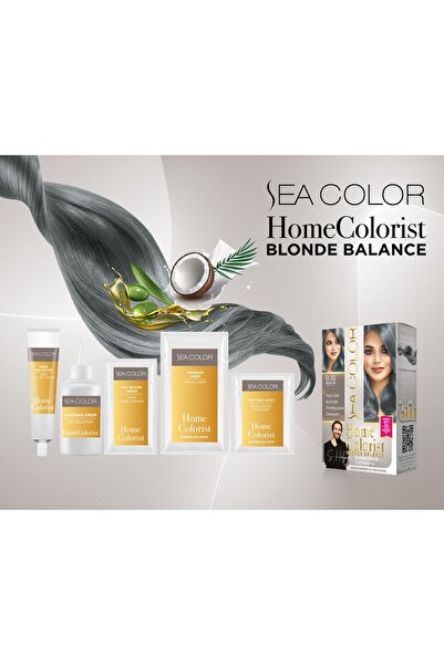 Sea Color HOME COLORIST (EVDEKİ PROFESYONEL RENK UZMANINIZ) 2x50 ml + 30 ml Asistan tüp Saç Boyası