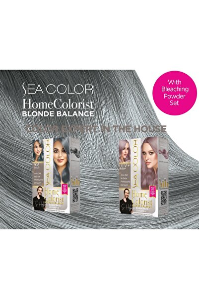 Sea Color HOME COLORIST (EVDEKİ PROFESYONEL RENK UZMANINIZ) 2x50 ml + 30 ml Asistan tüp Saç Boyası