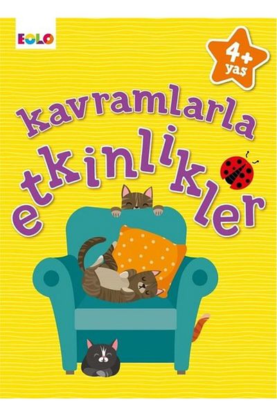 Eolo Yayıncılık كتاب الأنشطة والمفاهيم لمجموعة 4 سنوات