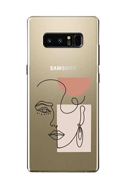 frondcase حافظة هاتف سامسونج نوت 8 نسائية شفافة