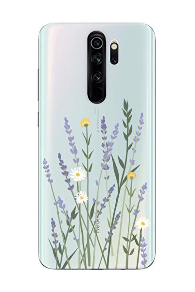 frondcase حافظة هاتف شفافة لهاتف ريدمي نوت 8 برو لافندر